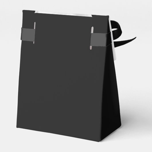 Zwarte Stropdas bruidebruidjes voor cadeaubonen Bedankdoosjes (Achterkant)