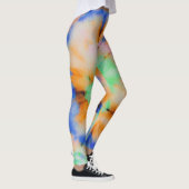 Zwarte stropdas kleurstof, Grungy . Leggings (Rechts)