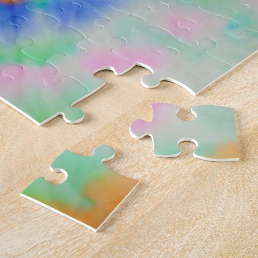 Zwarte stropdas kleurstof, Grungy . Legpuzzel (Zijkant)