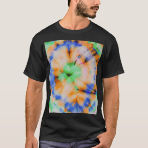 Zwarte stropdas kleurstof, Grungy . T-shirt