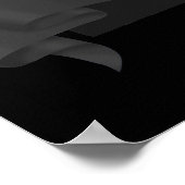 Zwarte Stropdas Poster Carla (Hoek)