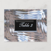 Zwarte Stropdas Tabelnummer Kaart (Voorkant)