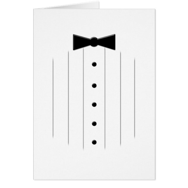 Zwarte Stropdas Tuxedo (Voorkant)