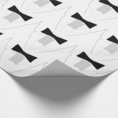 Zwarte Stropdas Tuxedo Cadeaupapier (Hoek)