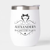 Zwarte Stropdas van Bachelor Party (Links)