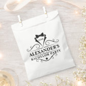 Zwarte Stropdas van Bachelor Party Bedankzakje (Geknipt)