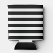 Zwarte Stropdas van de Bachelor Party gestreept Blikjeskoeler (Achterkant)