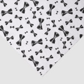 Zwarte stropdassen tissuepapier (Detail)