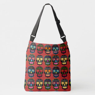 Zwarte Suiker een Schedel Crossbody Tas