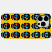 Zwarte Suiker Schedel Case-Mate iPhone Case (Achterkant (horizontaal))