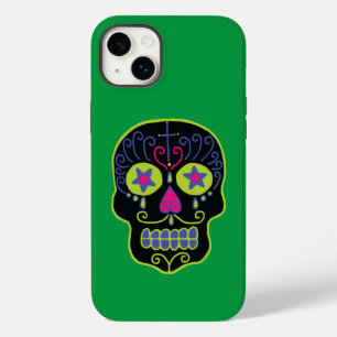 Zwarte Suiker Schedel Case-Mate iPhone Hoesje
