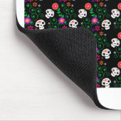 zwarte suiker schedel muismat (Hoek)