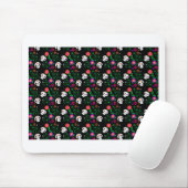 zwarte suiker schedel muismat (Met muis)