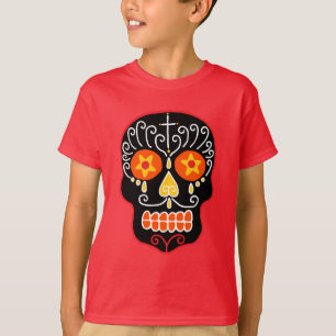 Zwarte Suiker Schedel T-shirt