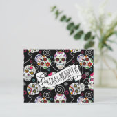 Zwarte Suikerhuid en Zwemelen ID725 Briefkaart (Staand voorkant)