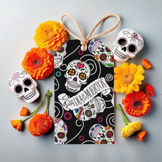 Zwarte Suikerhuid en Zwemelen ID725 Cadeaulabel