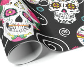 Zwarte Suikerhuid en Zwemelen ID725 Cadeaupapier (Rol Hoek)