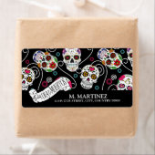 Zwarte Suikerhuid en Zwemelen ID725 Etiket (Insitu)