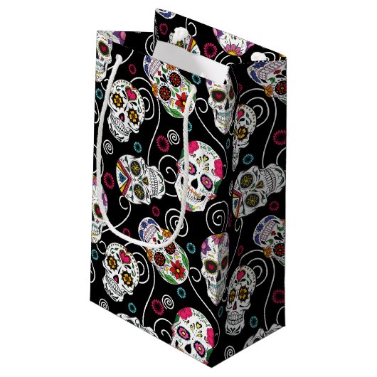 Zwarte Suikerhuid en Zwemelen ID725 Klein Cadeauzakje (Achterkant Gekanteld)