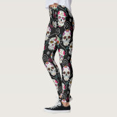 Zwarte Suikerhuid en Zwemelen ID725 Leggings (Links)