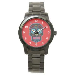 Zwarte Suikerhuid Horloge