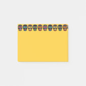 Zwarte Suikerhuid Post-it® Notes (Voorkant)