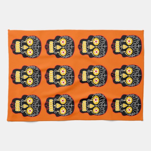 Zwarte Suikerhuid Theedoek (Horizontaal)