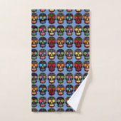 Zwarte suikerstroop bad handdoek (Handdoek)