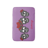 Zwarte suikerstroop Dag van de dode Thunder_Cove Badmat (Voorkant Verticaal)