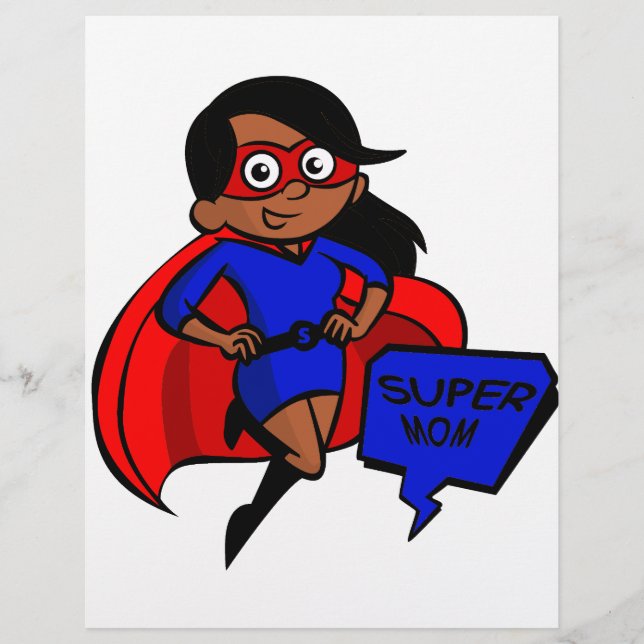 zwarte supermoeder (Voorkant)