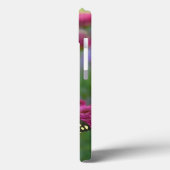 Zwarte Swallowtail Butterfly op donkerroze ventila Case-Mate iPhone Case (Achterkant / Links)