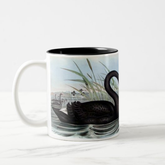 ZWARTE SWAN-MOK TWEEKLEURIGE KOFFIEMOK (Links)