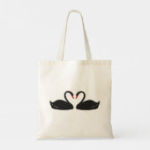 Zwarte-swans-Canvas tas (Achterkant)