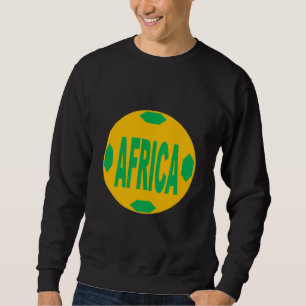 Zwarte sweatshirt voor mannen AFRICA