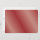 Zwarte Swirl & Robijn 40ste huwelijksjubileum Foto Kaart (Achterkant)