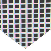 Zwarte symmetrische diamanten met gradiënt Lijsten Korte Tafelloper (Hoek)