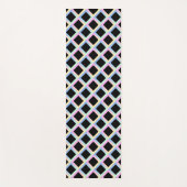 Zwarte symmetrische diamanten met gradiënt Lijsten Yogamat (Voorkant)