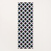 Zwarte symmetrische diamanten met gradiënt Lijsten Yogamat (Achterkant)