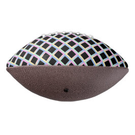 Zwarte symmetrische diamanten met verlooplijsten american football