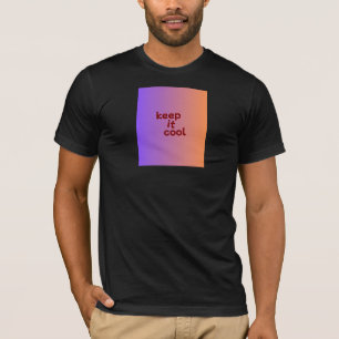 Zwarte T-shirt met halve mouw