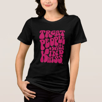 Zwarte T-shirt met halve mouwen voor vrouwen