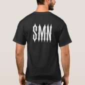 Zwarte T-shirt met skelet (Achterkant)