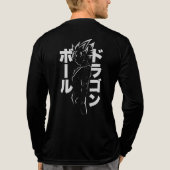 Zwarte T-shirt met Son Goku (Achterkant volledig)