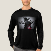 Zwarte T-shirt met Son Goku (Voorkant volledig)