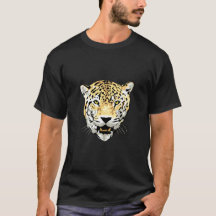 Zwarte T-shirt met tijger