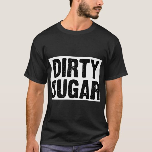 zwarte t-shirt oude school (Voorkant)