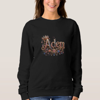 Zwarte T-shirt voor Adam met kroon