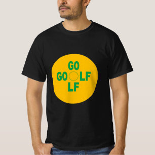 Zwarte T-shirt voor heren SPORT GOLF