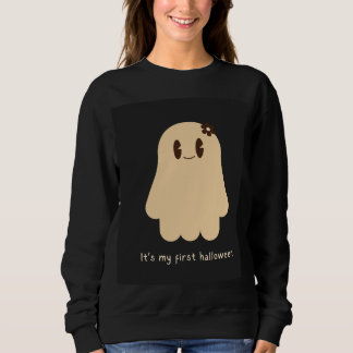 Zwarte T-shirt voor vrouwen met lange mouwen (Hall