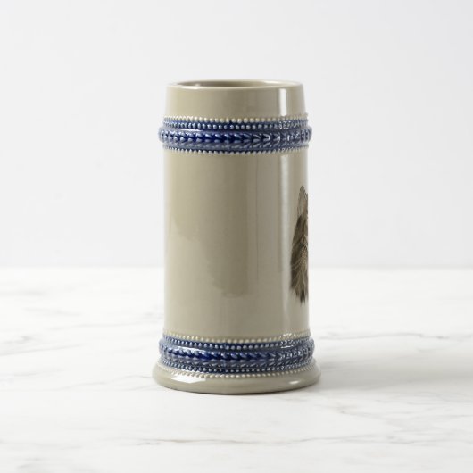 Zwarte tablet Maine Coon Cat Bierpul (Center)